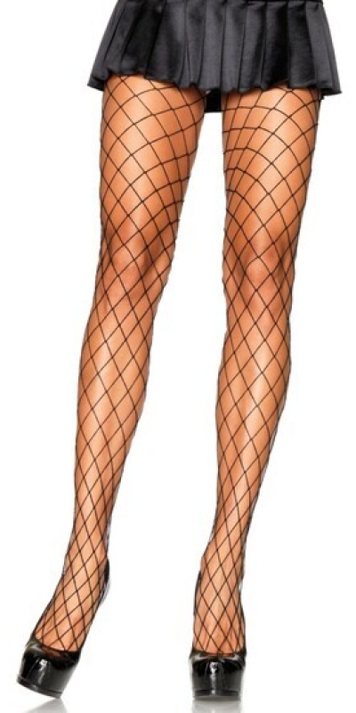 PAMPLONA BLACK Calcinha leg avenue diamond net