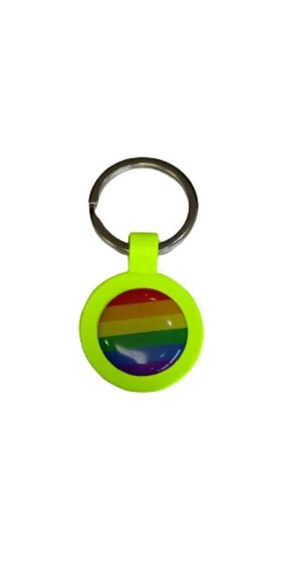 LLAVERO COLORES BANDERA LGBT+ Porte-clés coloré en forme de sandale avec le drapeau lgbt.