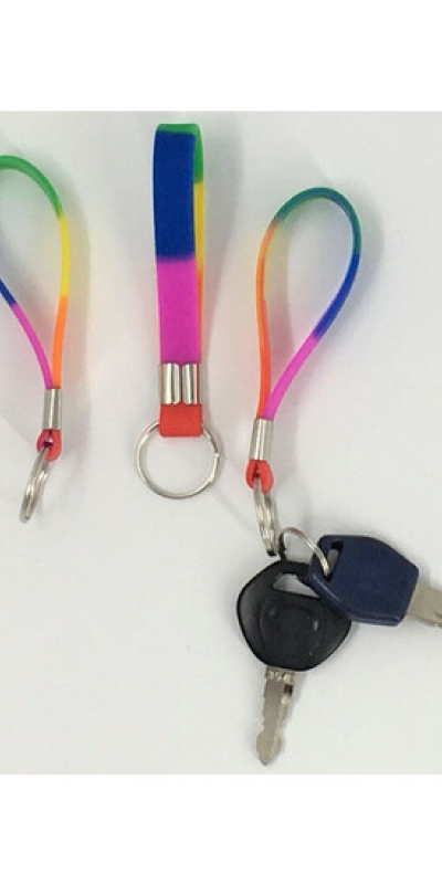 LLAVERO DE SILICONA BANDERA LG Giocattolo erotico per un piacere doppio e una stimolazione intensa