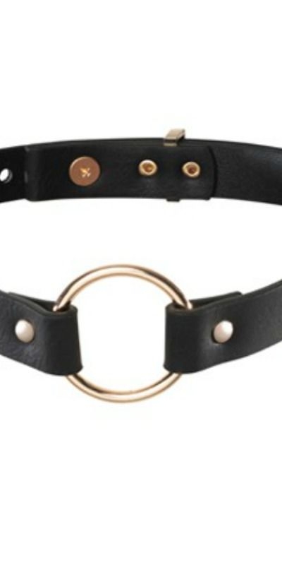 MAZE Collar vegano, ajustable, elegante y provocativo para BDSM