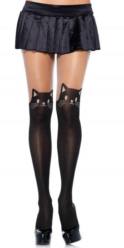 GATO Pantys con dibujo de gato, ajustables y 100% Nylon