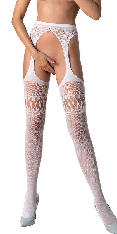 GLAMOROUS Medias con abertura passion, elegante y seductoras