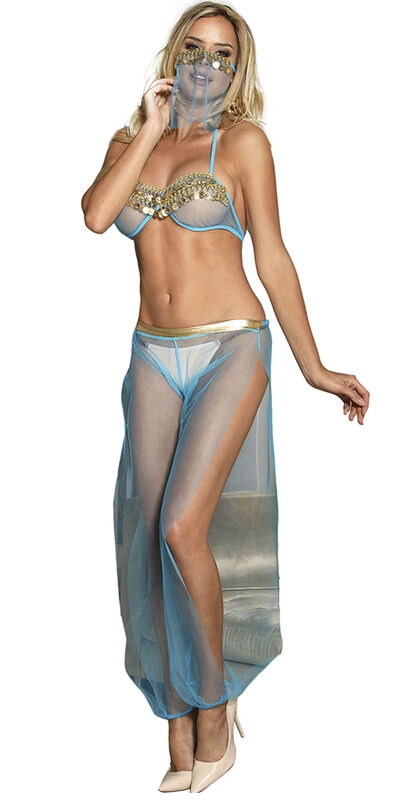 SET DE LENCERIA INDIA STYLE AZ Intimo blue india style: elegante, comodo e sensuale