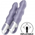 Vibrador inflable, estimula punto g, 12 modos, adaptable