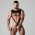 Lingerie érotique en poliuréthane et tissu 3d, ajustement unique