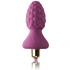 Plug anal vibrador com texturas e vibrações.