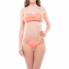 Bikini arancione audace con supporto regolabile.