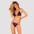 Bikini balitta viola con coppe triangolari