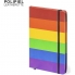 Bloc-notes 15 x 21 drapeau lgbt