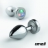 Plug anal de metal con luces led intercambiables