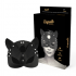 Masque en cuir vegan avec des oreilles de chat