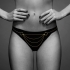 Culote sensual dourado, ajustável e livre de níquel