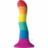 Dildo wave bandeira lgbt 17 cm