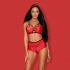 Set di lingerie in ecopelle, glamour e irresistibile