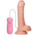 Dildo realista con ventosa, textura suave, seguro