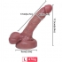 Dildo realistico in silicone, 17 cm, stimolazione intensa