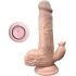 Dildo vibromasseur réaliste avec stimulateur de langue