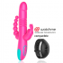 Vibromasseur triple stimulation pour l'anus, le point g et le clitoris.