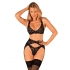 Ensemble de lingerie féminine, subtil et élégant.