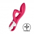 Vibrador rabbit dual, 2 motores, 24 modos, control preciso