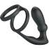 Anillo y plug anal vibratorio; doble estimulación y silicona premium