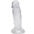 Dildo realista, TPE, ventosa, gelatina, fácil de limpiar