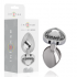 Plug anal com joia de diamante elegante.