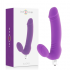 Dildo vibrador dual de silicona médica, 7 modos, resistente