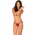 Tanga ivetta: elegante, sensuale, pizzo floreale, perle.