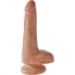 Dildo realista, ventosa, compatible arnés, seguro, TPR