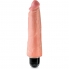 Vibrador realista king cock vibrando stiffy 8” branco