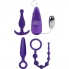 Kit anal completo en silicona y metal, ideal para iniciar