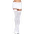 Collant leg avenue in nylon bianco opaco