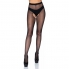 Calça de nylon leg avenue com abertura de crotch plus