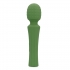 Masajeador vibrador potente, cabeza flexible, silicona médica