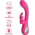Vibratore ricaricabile, 12 modalità, silicone morbido, doppio piacere