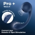 Vibrador con tecnología robótica, personalizable, doble stim