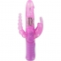 Double vibrateur avec stimulateur vaginal et anal