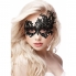 Maschera fantasia pizzo royal nero - nera