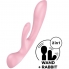 Vibrador con 3 motores, 12 modos, impermeable, recargable