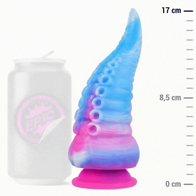 Dildo de silicona mitológico, curvas únicas, placer épico