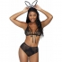 Ensemble 3 pièces sexy lapin taille unique