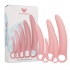 Conjunto de dilatadores vaginais de silicone médico