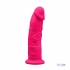 Dildo realista con vibración, doble densidad y ventosa
