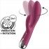 Vibrador de conejo con rotación y vibración