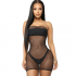 Vestito di lingerie sensuale, trasparente ed elasticizzato.