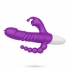 Vibrador triple estimulación con succión y empuje